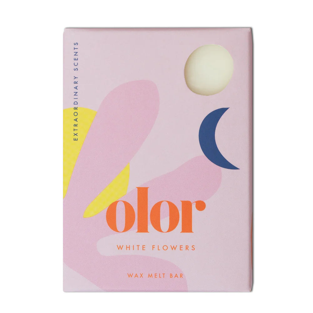 Handpoured wax melt bars - white flowers