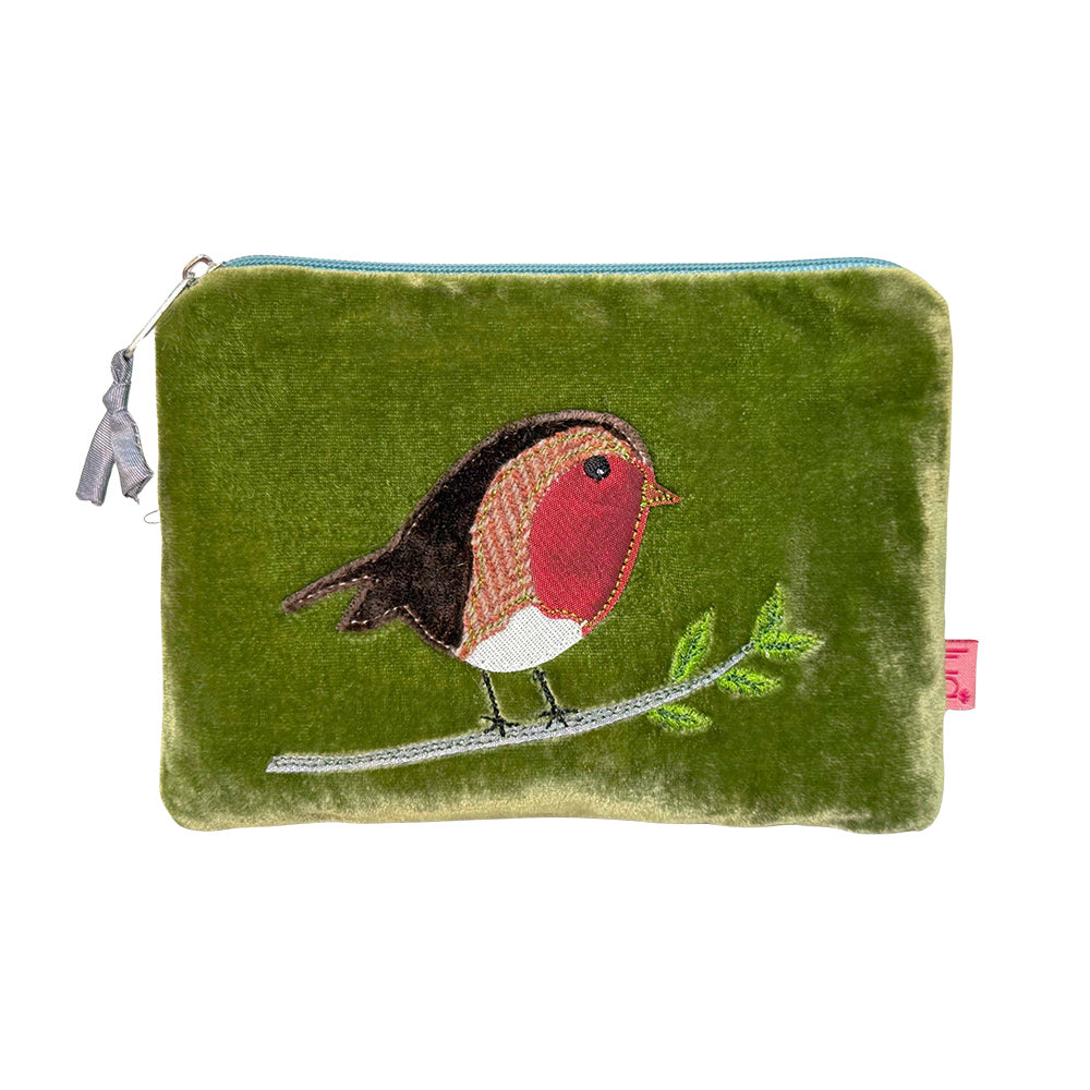 Lua robin cosmetic purse - olive