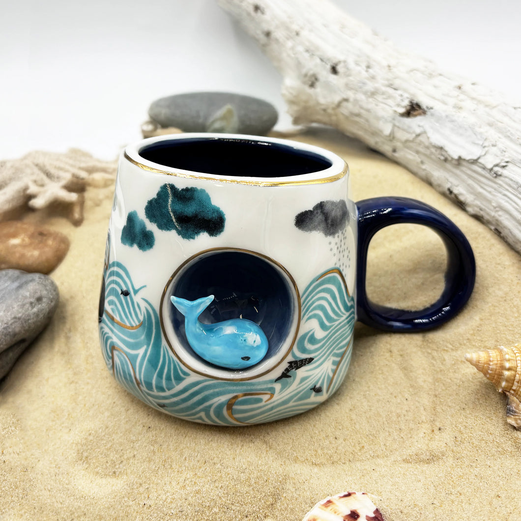 Cup - ocean whale