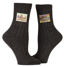 Load image into Gallery viewer, Socks - antisocial butterfly
