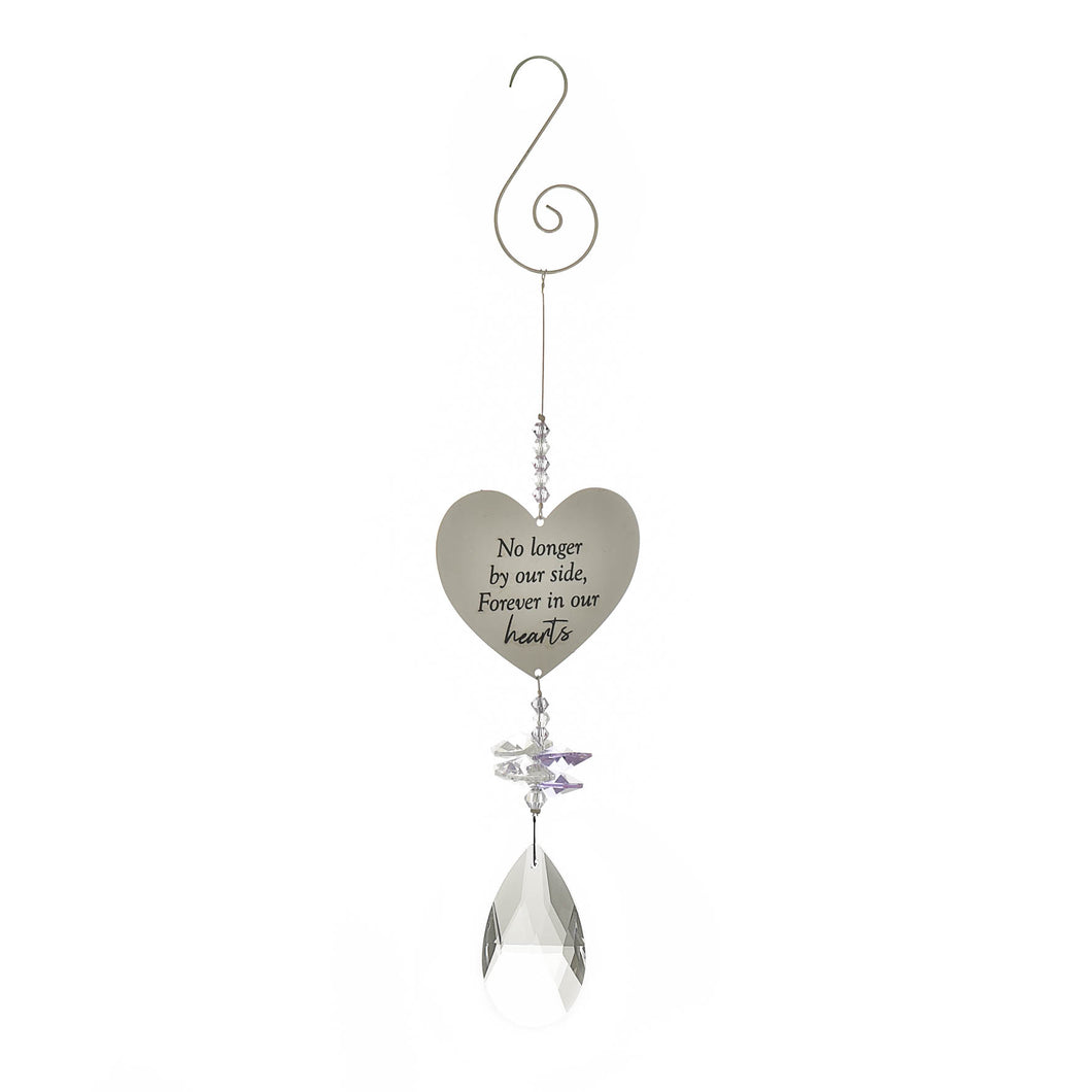 Crystal metal memorial hangers