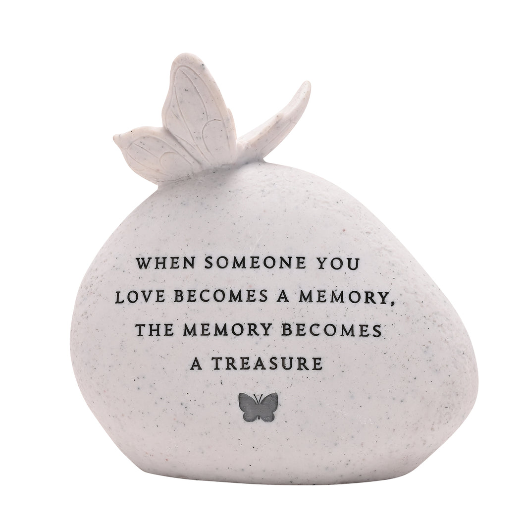 Graveside pebbles