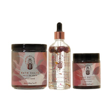 Load image into Gallery viewer, Wanderflower bath &amp; body set - wild rose
