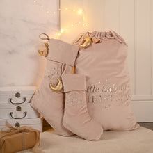 Load image into Gallery viewer, Baby&#39;s first Christmas stocking
