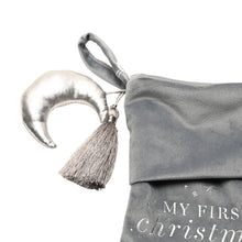 Load image into Gallery viewer, Baby&#39;s first Christmas stocking
