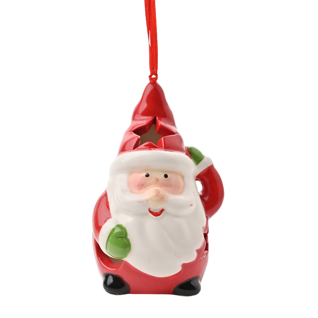 Santa hanging ornament