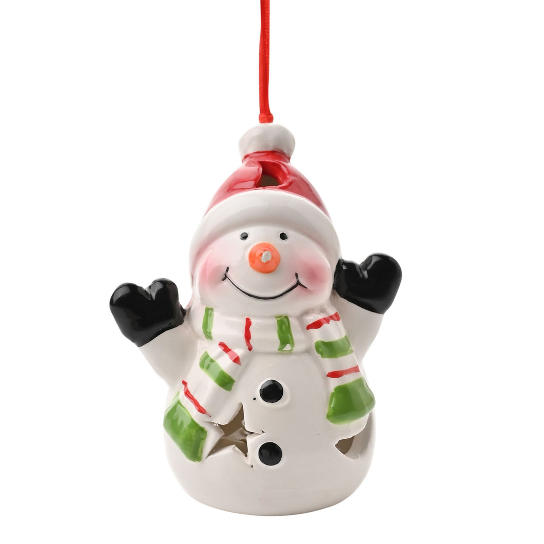 Snowman hanging ornament
