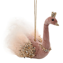 Load image into Gallery viewer, Swan hanging decoration
