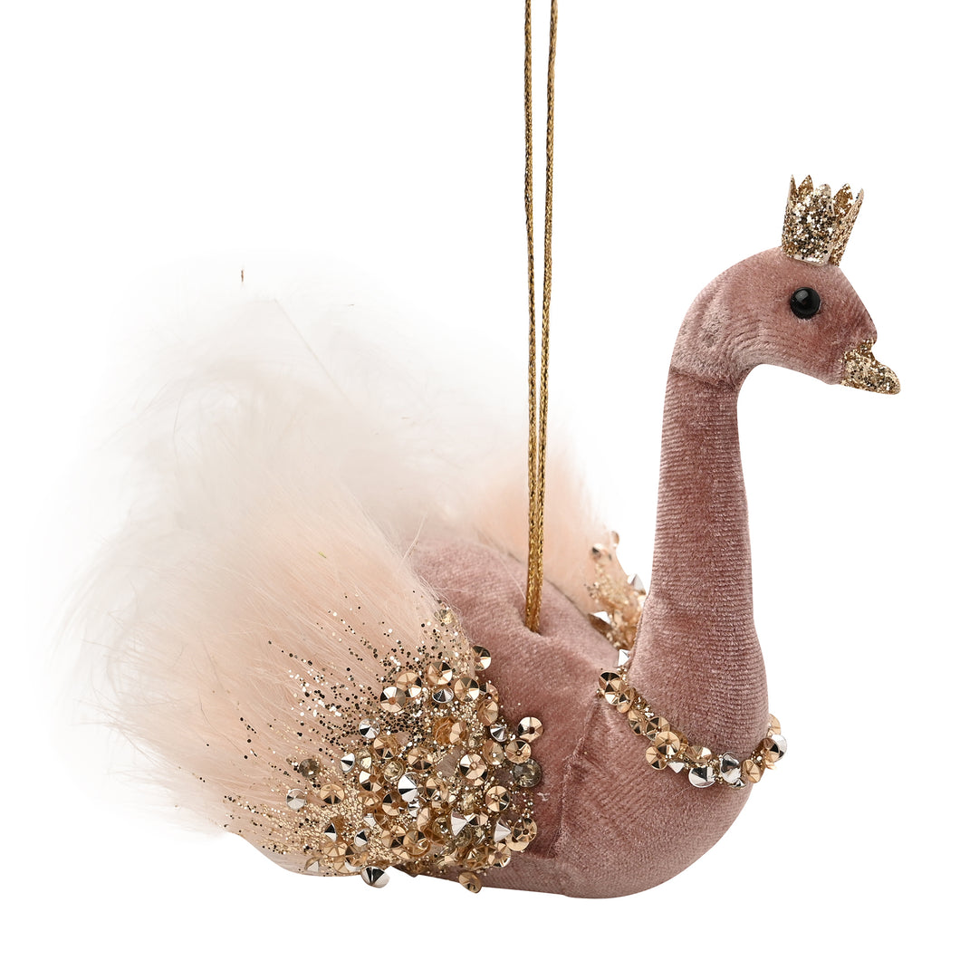 Swan hanging decoration