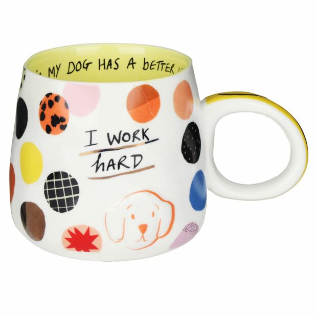Cup - I work hard so my dog/cat has a better life