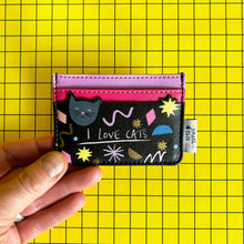 Load image into Gallery viewer, I love cats cardholder
