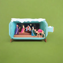 Load image into Gallery viewer, Christmas message in a bottle pop-up cards
