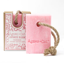 Load image into Gallery viewer, Soap On A Rope -Japanese Bloom by Agnes &amp; Cat
