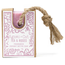 Load image into Gallery viewer, Soap On A Rope - TEA &amp; ROSES by Agnes &amp; Cat
