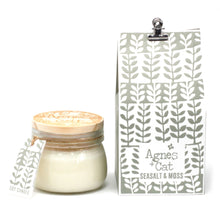 Load image into Gallery viewer, Small Kilner Jar Candle - Seasalt and Moss by Agnes &amp; Cat
