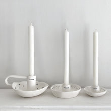 Load image into Gallery viewer, East Of India- Porcelain Candle Holder &#39;&#39;PEACE&quot;
