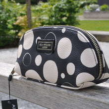 Load image into Gallery viewer, Luxury Black Spot Make Up Bag by Alice Wheeler
