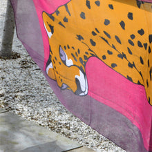 Load image into Gallery viewer, Cheetah Scarf Fuchsia

