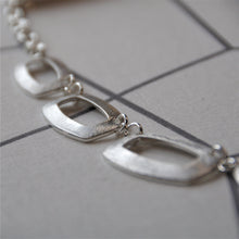 Load image into Gallery viewer, D&amp;X Zaha Necklace, Metal, Matt Silver
