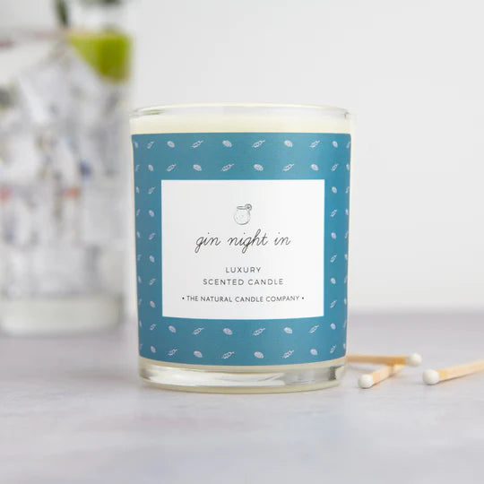 Gin Night In Luxury Scented Candle- Large Candle by Mia Rose (Vegan Friendly)