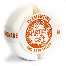 Load image into Gallery viewer, Bath Fizzer- Clementine by Agnes &amp; Cat
