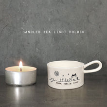 Load image into Gallery viewer, East Of India- Home, Family, Love Mini Candle Holder
