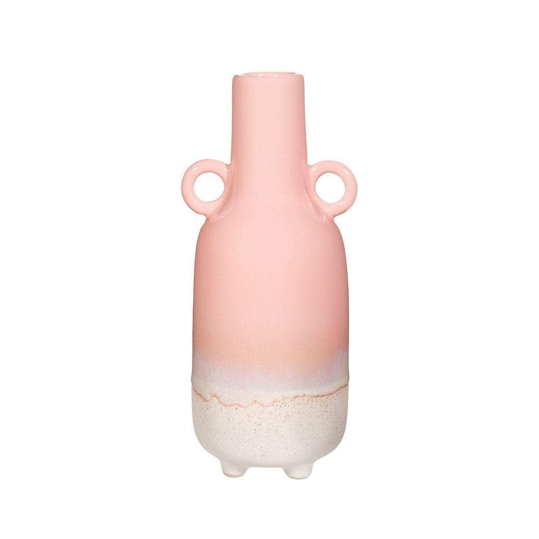 Mojave Glaze PinkbLarge Vase- Sass & Belle