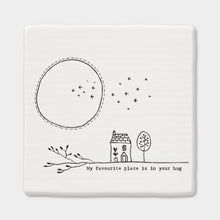 Load image into Gallery viewer, East Of India- Porcelain Felt Backed Coaster
